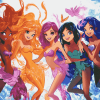 Winx Club Anime Diamond Painting