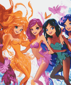 Winx Club Anime Diamond Painting