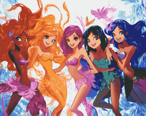 Winx Club Anime Diamond Painting