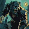 Wolfman Fantasy Beast Diamond Painting