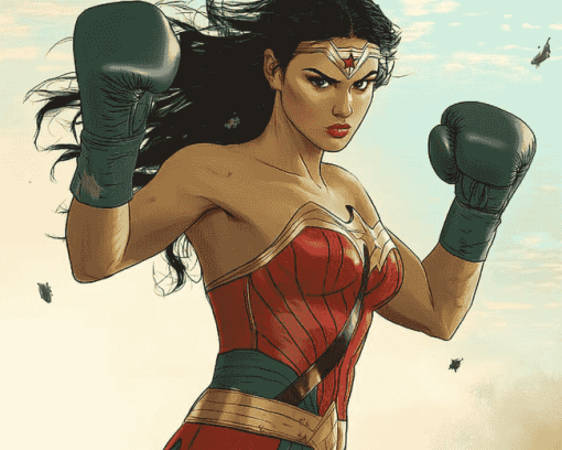 Wonder Woman Animation Diamond Painting