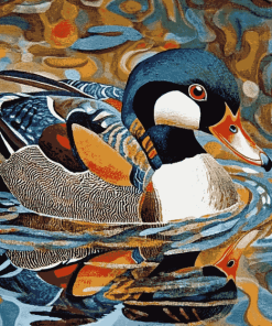 Wood Duck Wildlife Diamond Painting