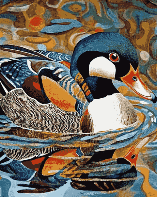 Wood Duck Wildlife Diamond Painting