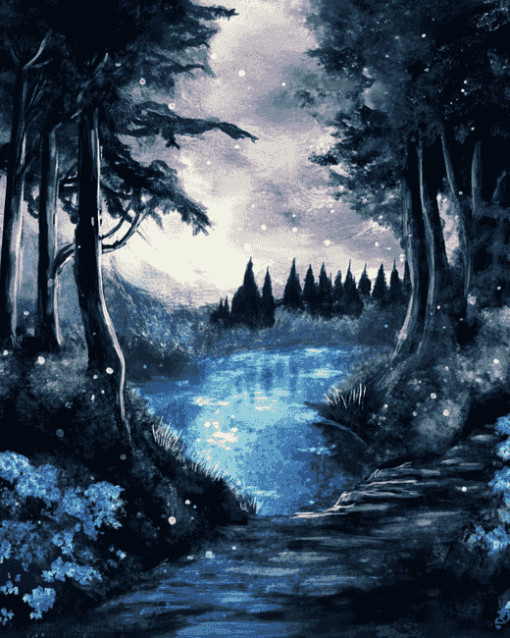 Woodland Cartoons Fantasy Diamond Painting