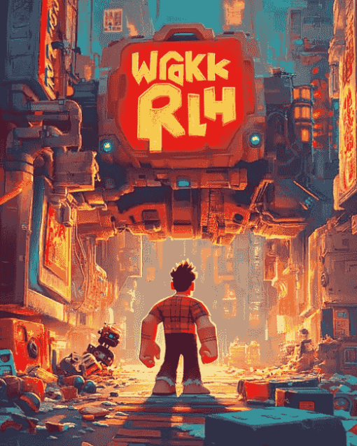 Wreck It Ralph Animation Diamond Painting