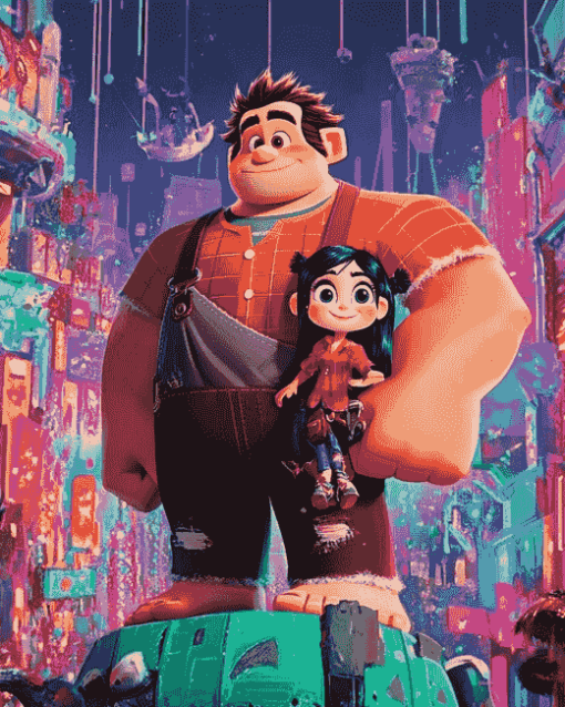 Wreck It Ralph Animation Diamond Painting