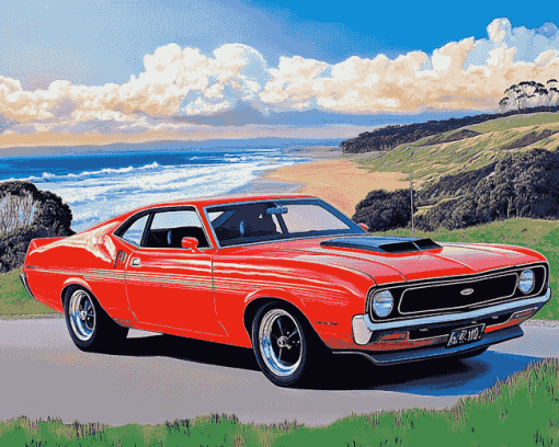 XB GT Falcon Car Diamond Painting