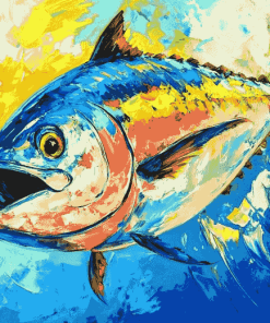 Yellow Fin Tuna Diamond Painting