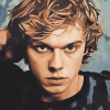 Young Evan Peters Celebrity Diamond Painting