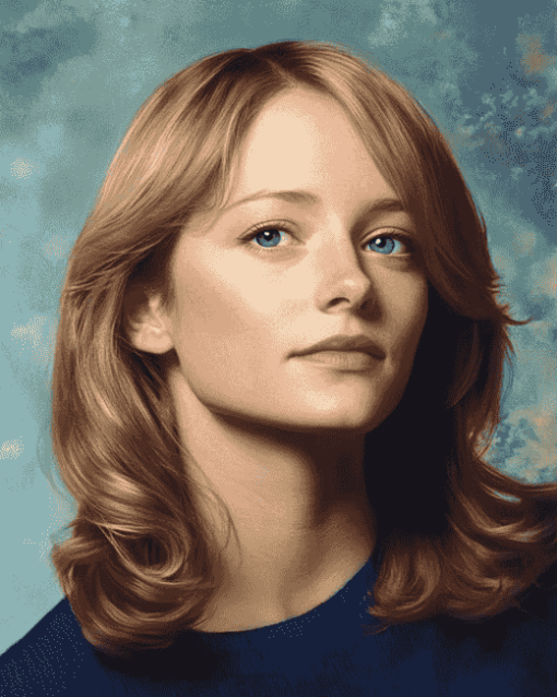 Young Jodie Foster Iconic Look Diamond Painting