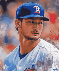 Yu Darvish Baseball Legend Diamond Painting