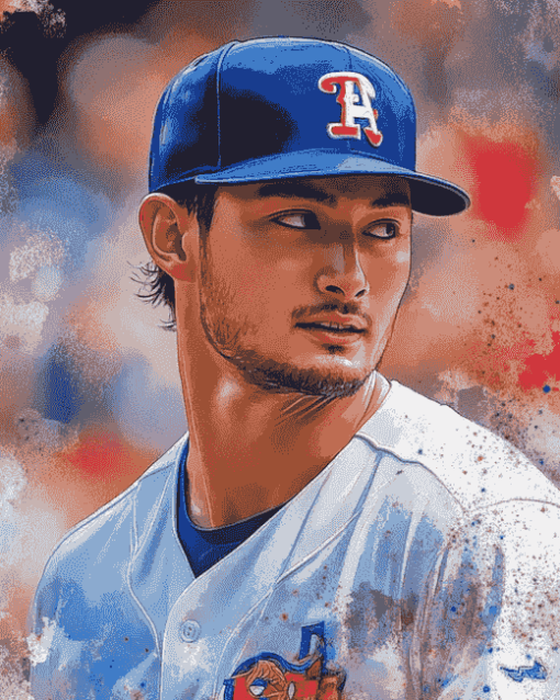 Yu Darvish Baseball Legend Diamond Painting