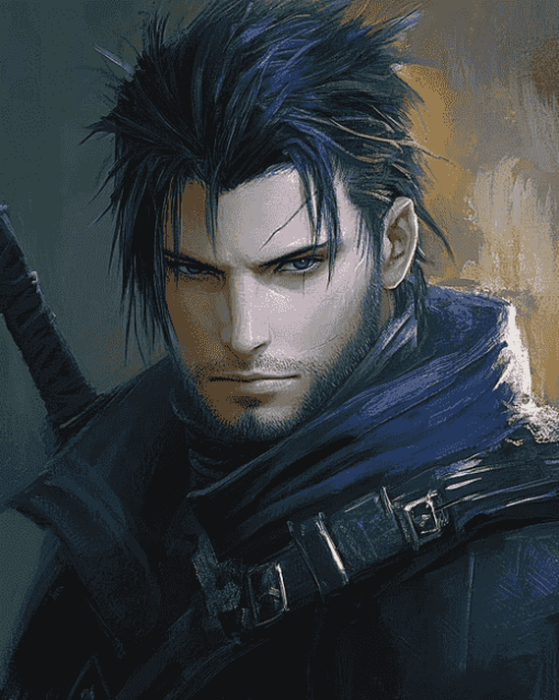 Zack Fair Final Fantasy Diamond Painting