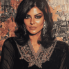 Zeenat Aman Celebrity Diamond Painting