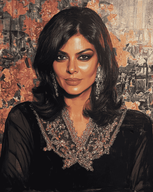 Zeenat Aman Celebrity Diamond Painting