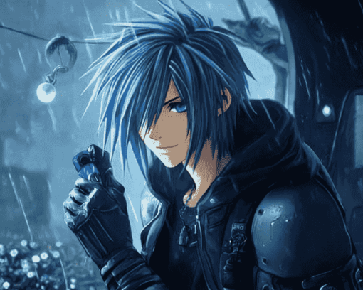 Zexion Kingdom Hearts Diamond Painting