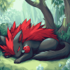 Zorua and Zoroark in Pokemon Diamond Painting