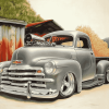 1950 Chevy Classic Style Diamond Painting