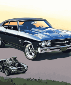 1969 Chevrolet Chevelle Classic Diamond Painting