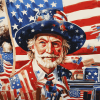 4th Of July American Celebration Diamond Painting