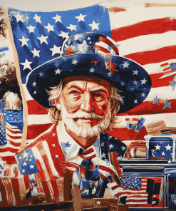 4th Of July American Celebration Diamond Painting