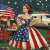 4th Of July Patriotic Diamond Painting