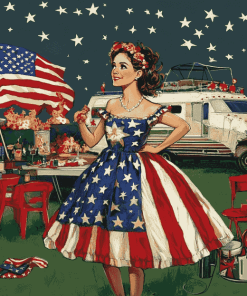 4th Of July Patriotic Diamond Painting