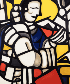 Abstract Fernand Leger Vintage Diamond Painting