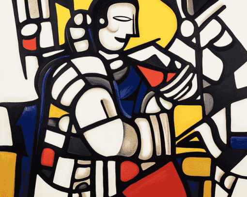 Abstract Fernand Leger Vintage Diamond Painting