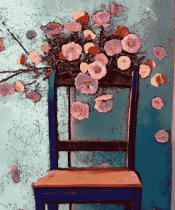 Abstract Floral Chair Diamond Painting