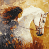 Abstract Horses Diamond Painting