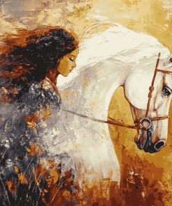 Abstract Horses Diamond Painting