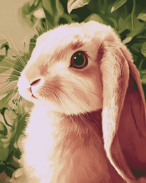 Adorable Bunny Diamond Painting