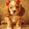 Adorable Cocker Puppy Diamond Painting