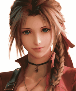 Aerith Gainsborough Anime Diamond Painting