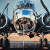 Aesthetic B25 Mitchell Aircraft Diamond Painting