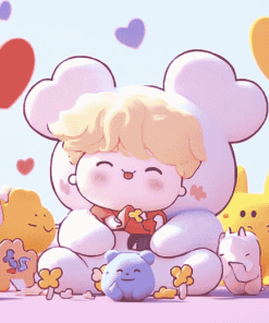 Aesthetic BT21 Animation Diamond Painting