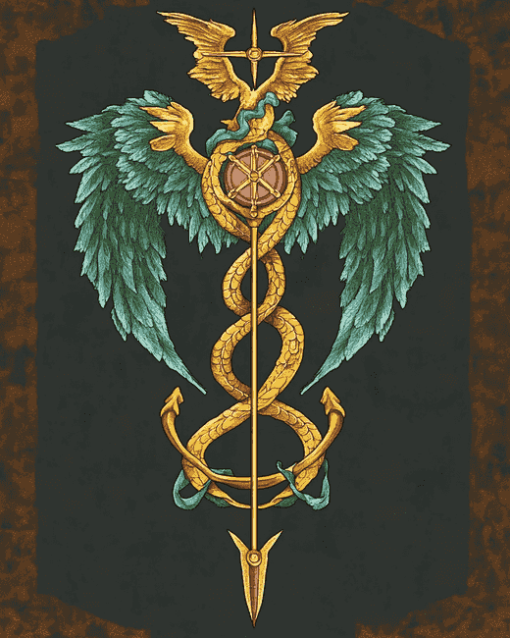 Aesthetic Caduceus Animation Diamond Painting