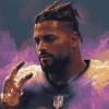 Aesthetic Cameron Jordan Football Diamond Painting