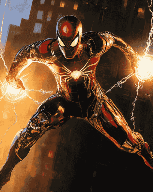 Aesthetic Iron Spider Diamond Painting