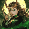 Aesthetic Lady Loki Art Diamond Painting