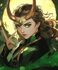 Aesthetic Lady Loki Art Diamond Painting