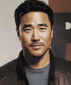 Aesthetic Randall Park Celebrities Diamond Painting