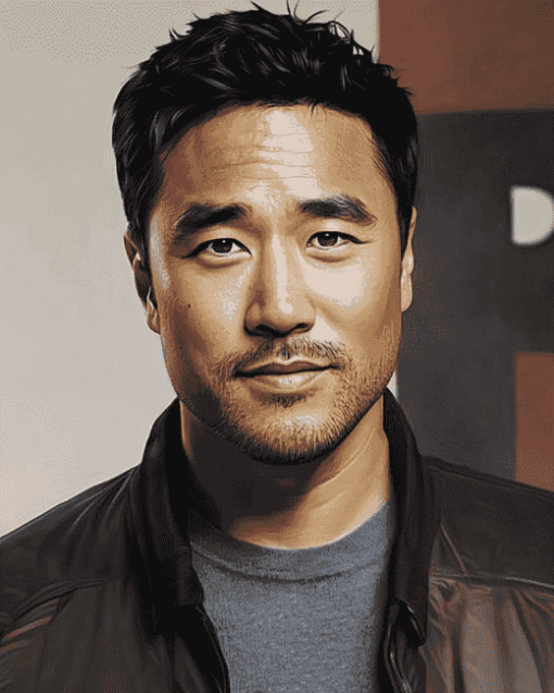 Aesthetic Randall Park Celebrities Diamond Painting