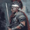 Aesthetic Roman Soldier Diamond Painting