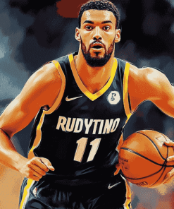 Aesthetic Rudy Gobert Basketball Diamond Painting