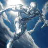 Aesthetic Silver Surfer Diamond Painting