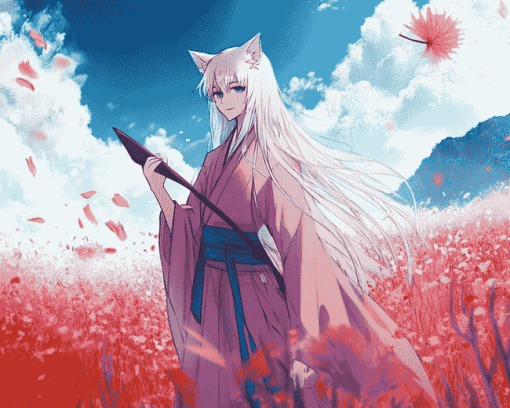 Aesthetic Tomoe Anime Diamond Painting