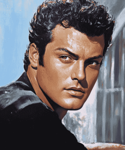 Aesthetic Tony Curtis Celebrity Diamond Painting