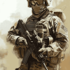 Aesthetic US Marines Diamond Painting